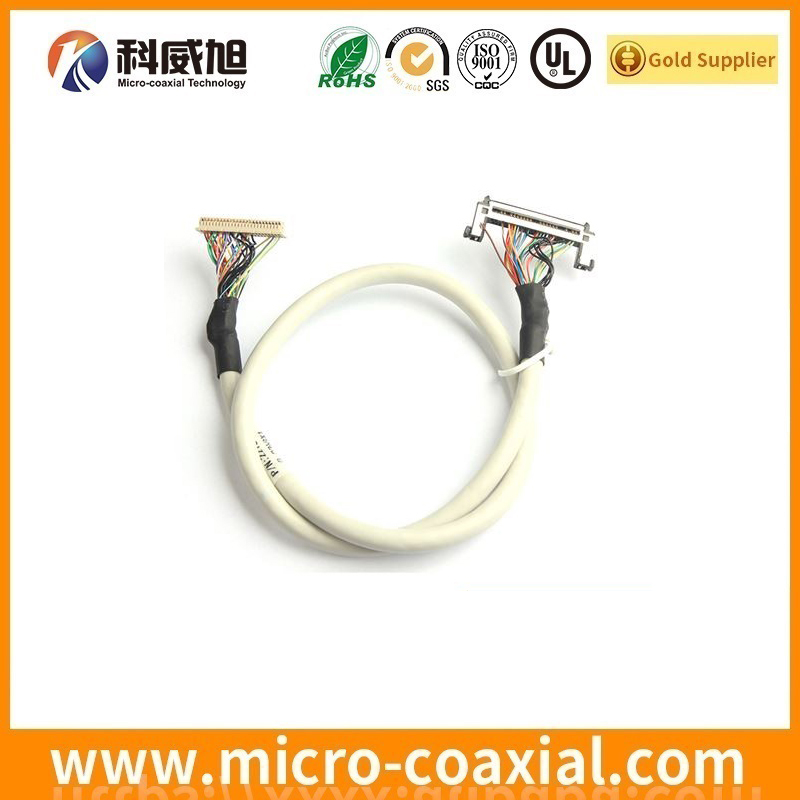 Custom I-PEX 2576-120-00 fine micro coax LVDS cable I-PEX 20374-R30E-31 LVDS eDP cable manufacturer