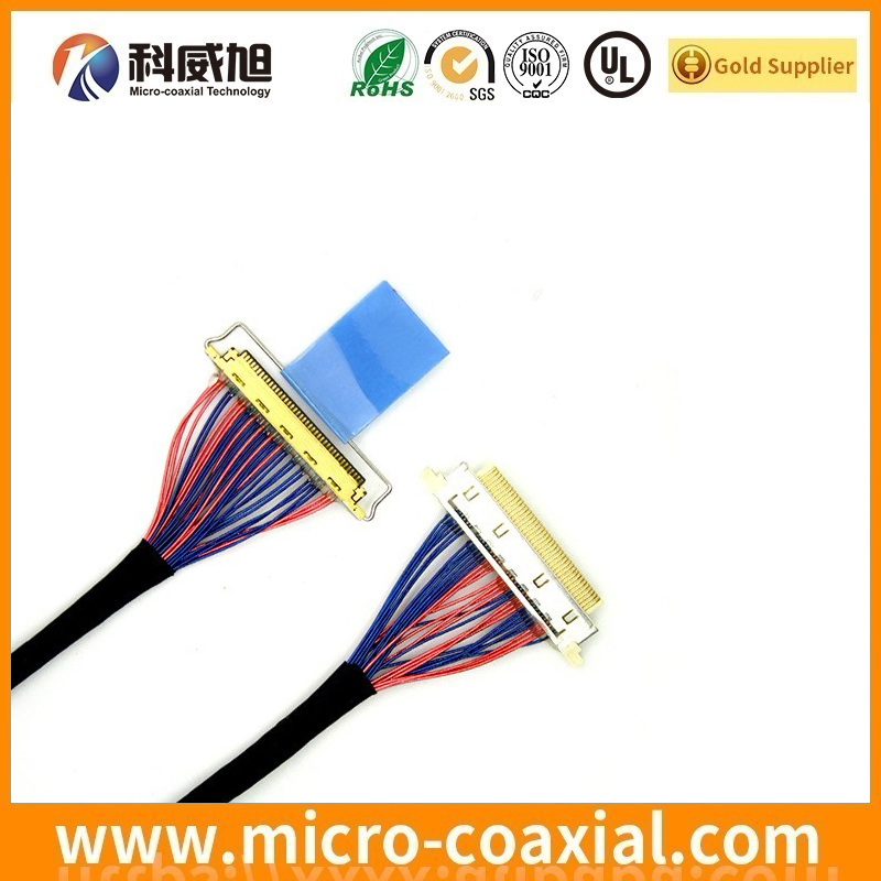 Custom I-PEX 2799 fine pitch connector LVDS cable I-PEX 20230-020B-F LVDS eDP cable vendor
