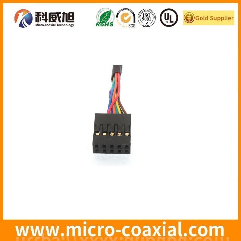 Custom I-PEX 3488-0401 Fine Micro Coax LVDS cable I-PEX 20472-040T-20 LVDS eDP cable Manufacturer