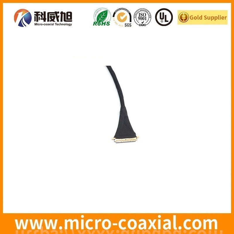 Custom I-PEX CABLINE-SS Fine Micro Coax LVDS cable I-PEX 2576-120-00 LVDS eDP cable factory