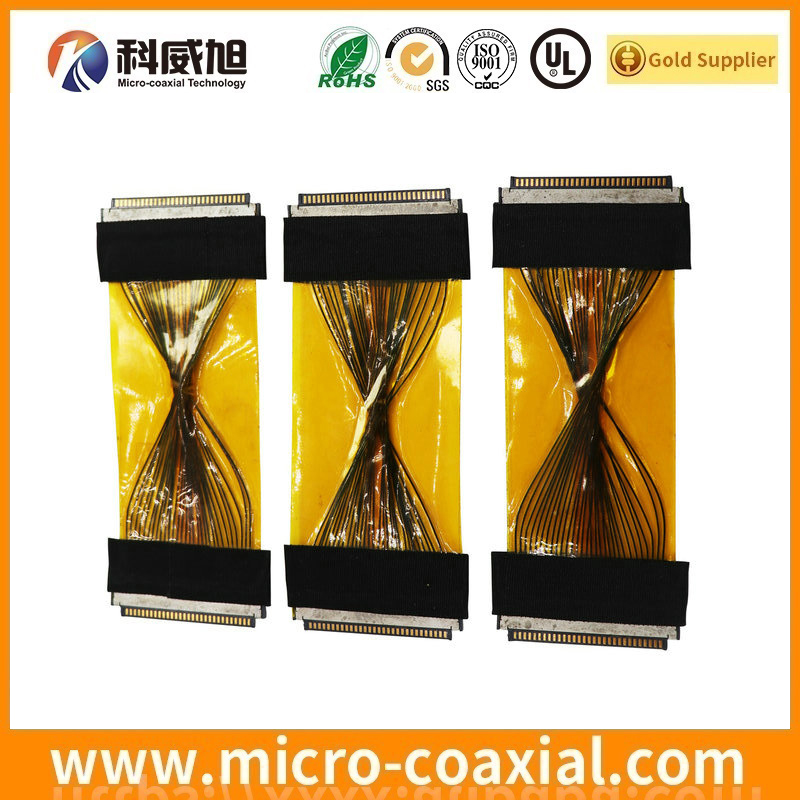 Custom SSL00-30L3-0500 micro coax LVDS cable I-PEX 20505-044E-01G LVDS eDP cable manufacturer