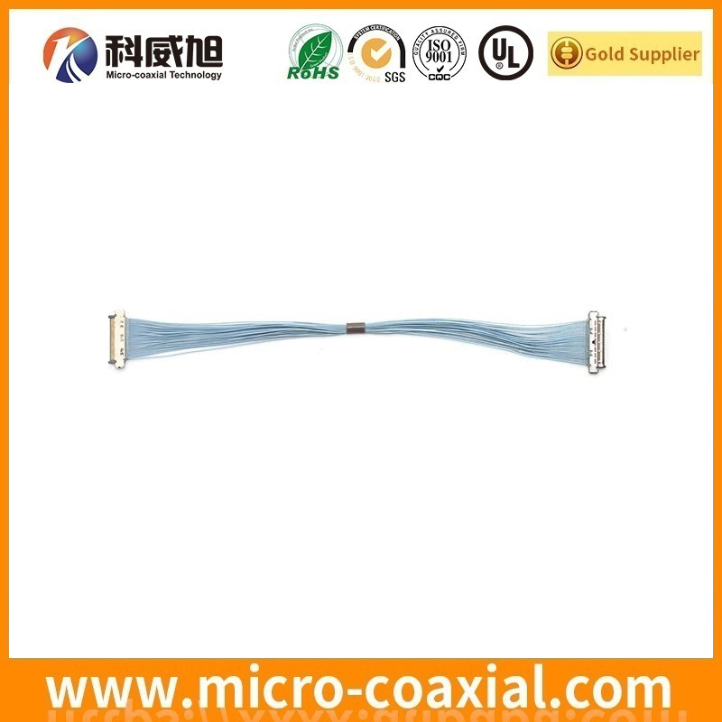 Custom SSL01-30L3-3000 micro flex coaxial LVDS cable I-PEX 2576-130-00 LVDS eDP cable supplier