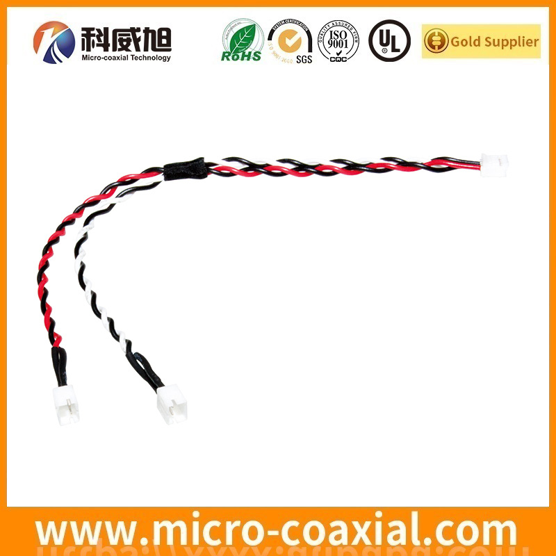 Manufactured DF36-15S-0.4V(51) thin coaxial LVDS cable I-PEX 20153-050U-F LVDS eDP cable Manufactory