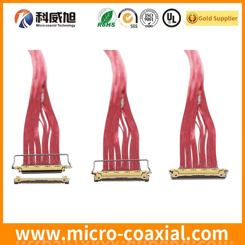 Manufactured DF36A-40S-0.4V(52) fine micro coax LVDS cable I-PEX 20380 LVDS eDP cable vendor