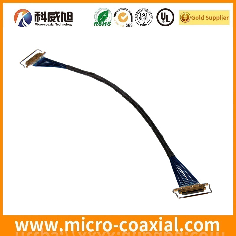 Manufactured DF36A-45S-0.4V(55) micro coaxial connector LVDS cable I-PEX 20834-040T-01-1 LVDS eDP cable provider