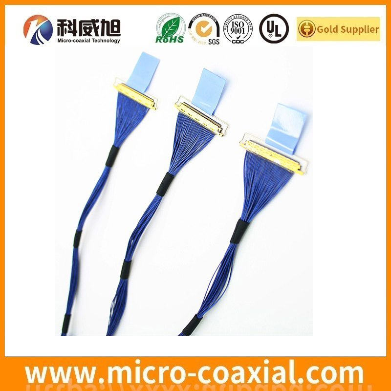 Manufactured DF56-26P-0.3SD(51) board-to-fine coaxial LVDS cable I-PEX 2453-0511 LVDS eDP cable manufacturing plant