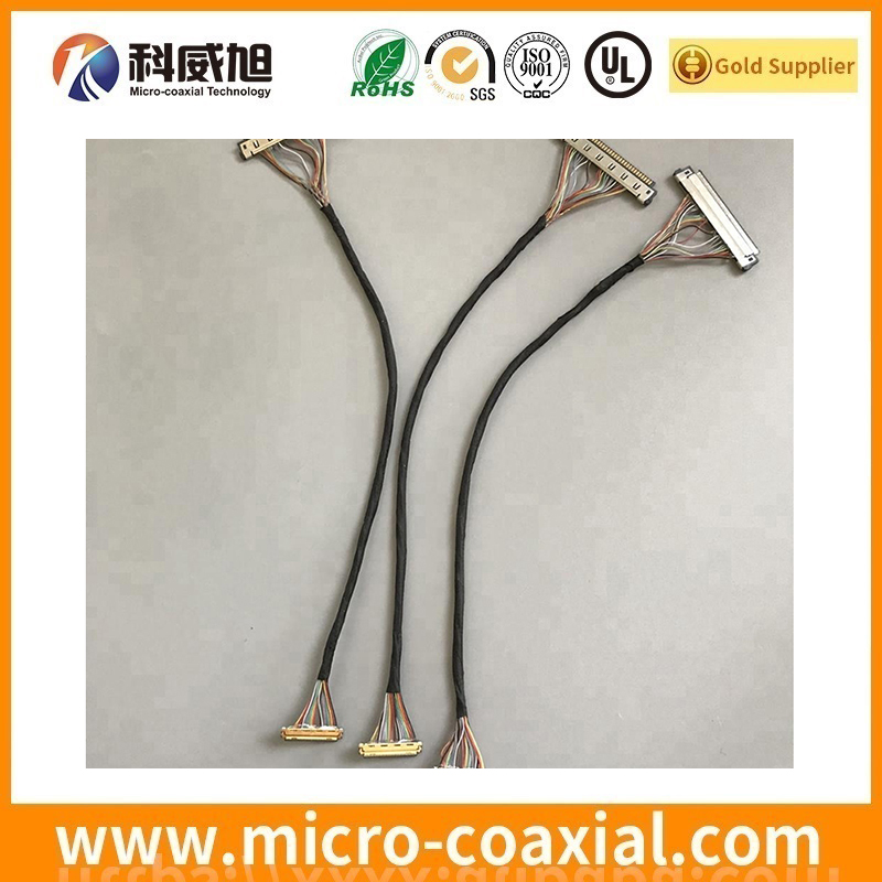 Manufactured DF80-30S-0.5V(51) Fine Micro Coax LVDS cable I-PEX 20848 LVDS eDP cable Provider