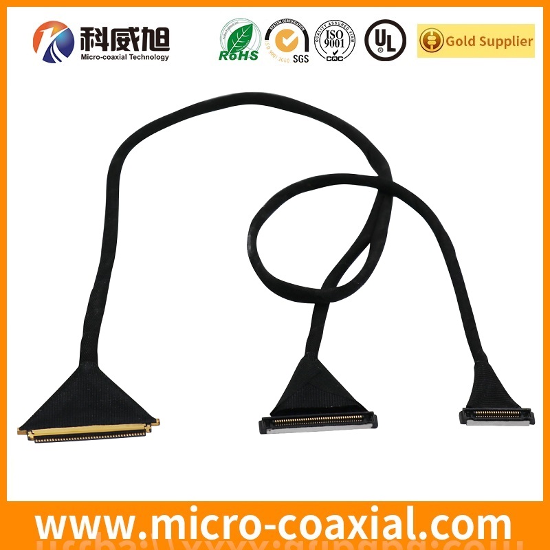 Manufactured DF81-40P-SHL(52) micro coaxial connector LVDS cable I-PEX 2764-0201-003 LVDS eDP cable supplier