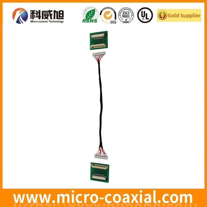 Manufactured DF81-50P-0.4SD(51) thin coaxial LVDS cable I-PEX 20380-R40T-16 LVDS eDP cable supplier