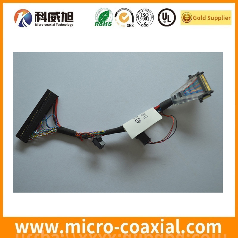 Manufactured DF81D-40P-0.4SD(51) Micro-Coax LVDS cable I-PEX 20531-050T-02 LVDS eDP cable provider