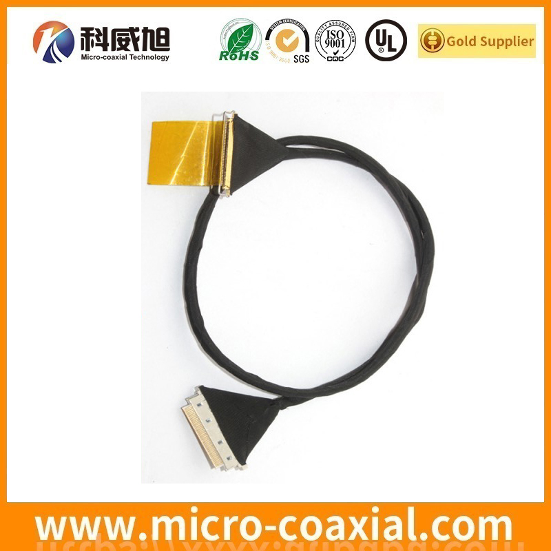 Manufactured FI-JW30C-BGB-S-6000 fine wire LVDS cable I-PEX 20248-410T-F LVDS eDP cable manufacturing plant