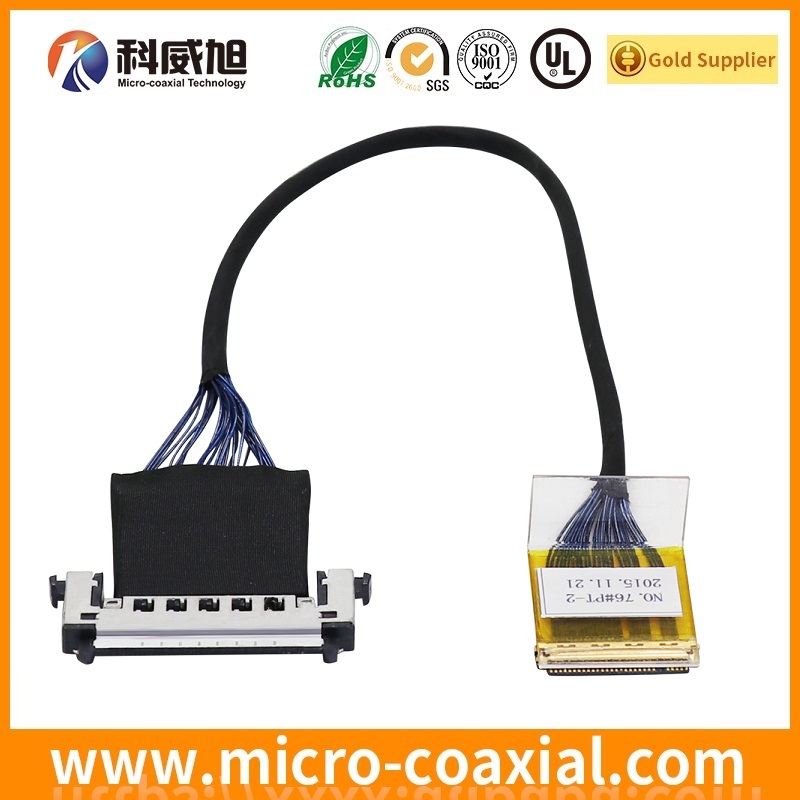 Manufactured FI-RE41CL fine pitch connector LVDS cable I-PEX 20437 LVDS eDP cable Manufactory