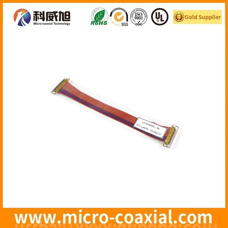 Manufactured FI-W11S fine wire LVDS cable I-PEX 20373-R10T-06 LVDS eDP cable Supplier