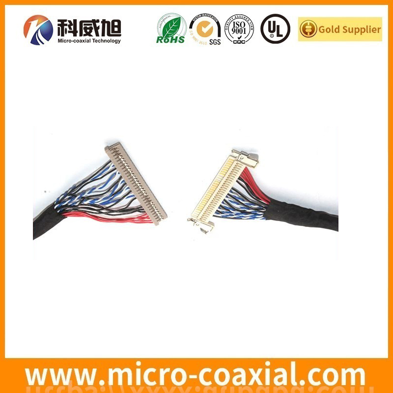 Manufactured FI-X30SSLA-HF fine pitch harness LVDS cable I-PEX 20423-V41E LVDS eDP cable Provider