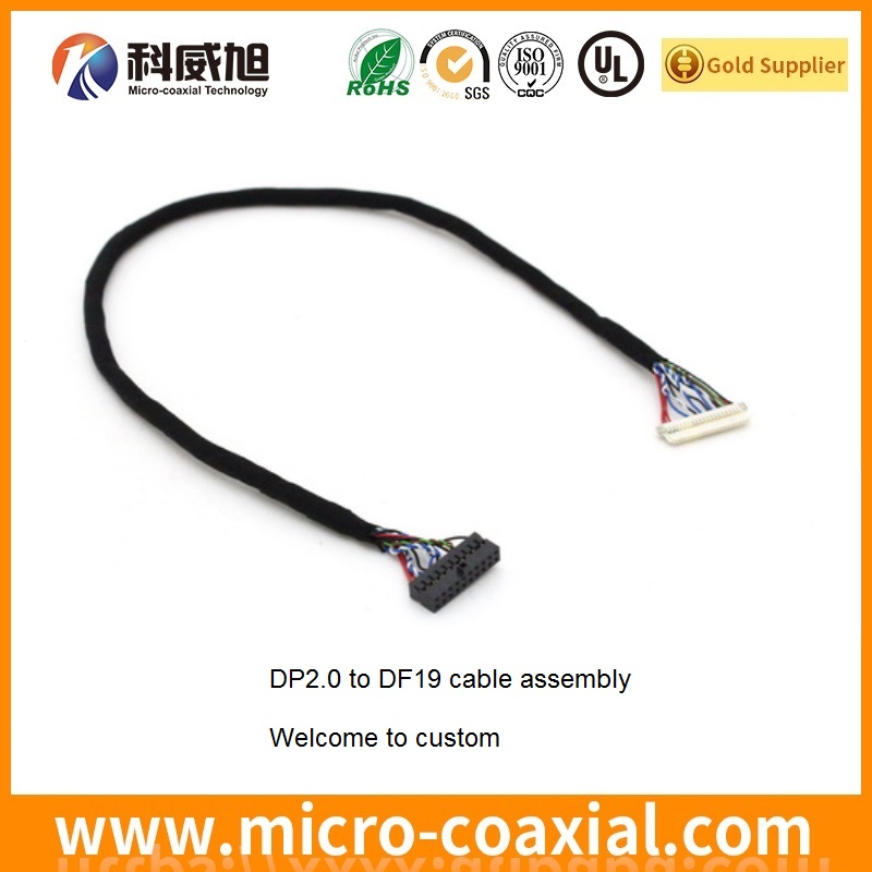 Manufactured FX15M-21S-0.5SH(30) fine-wire coaxial LVDS cable I-PEX 20152-020U-30F LVDS eDP cable manufactory