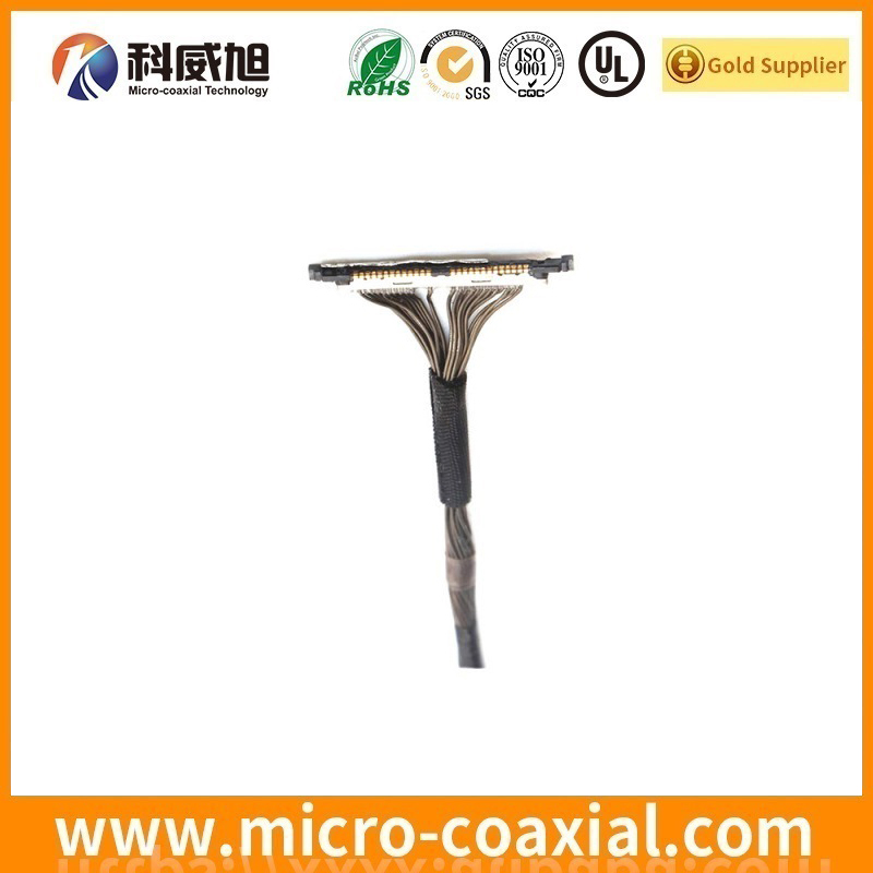 Manufactured I-PEX 2030 thin coaxial LVDS cable I-PEX 2799-0341 LVDS eDP cable Manufactory