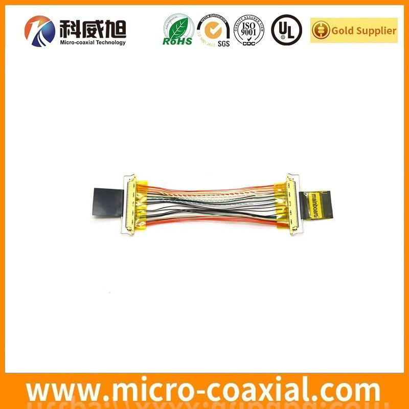 Manufactured I-PEX 20320 Micro Coax LVDS cable I-PEX 20877-040T-01 LVDS eDP cable manufacturer