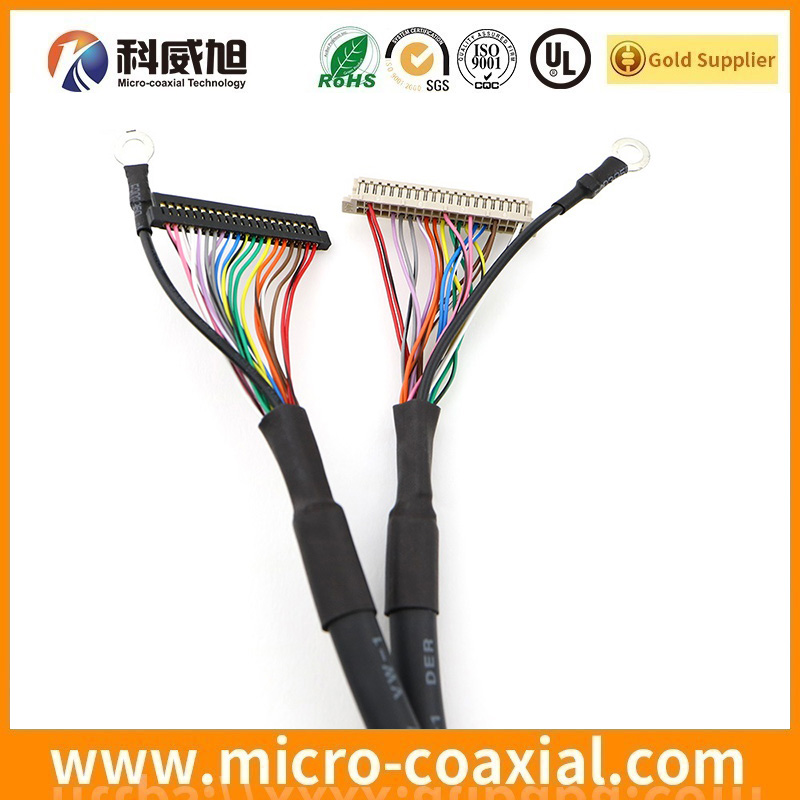Manufactured I-PEX 20338-Y30T-11F micro coax LVDS cable I-PEX 20777-040T-01 LVDS eDP cable manufactory