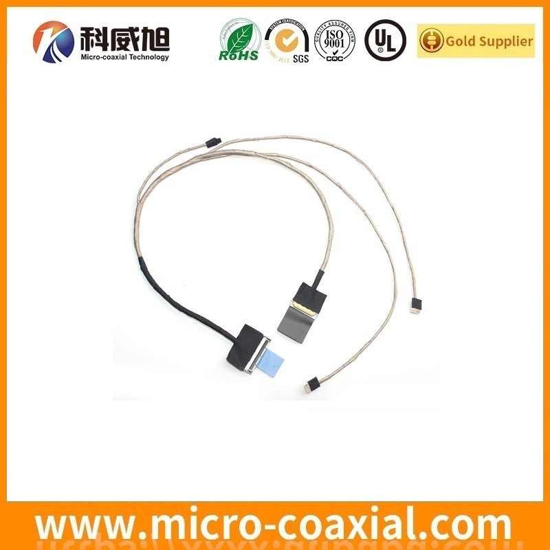 Manufactured I-PEX 20408-Y44T-01F micro-coxial LVDS cable I-PEX 20152-020U-30F LVDS eDP cable manufacturer