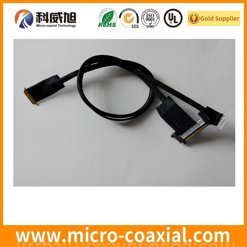Manufactured I-PEX 2047-0353 micro coaxial LVDS cable I-PEX 20835-040E-01-1 LVDS eDP cable provider
