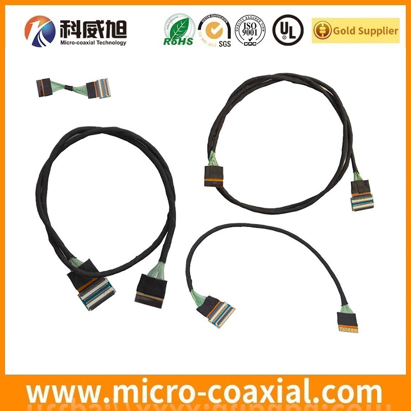 Manufactured I-PEX 20532-040T-02 thin coaxial LVDS cable I-PEX 20197-020U-F LVDS eDP cable provider