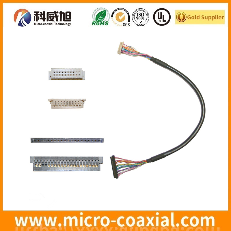 Manufactured I-PEX 20680-020T-01 Micro Coax LVDS cable I-PEX 20496-040-40 LVDS eDP cable vendor
