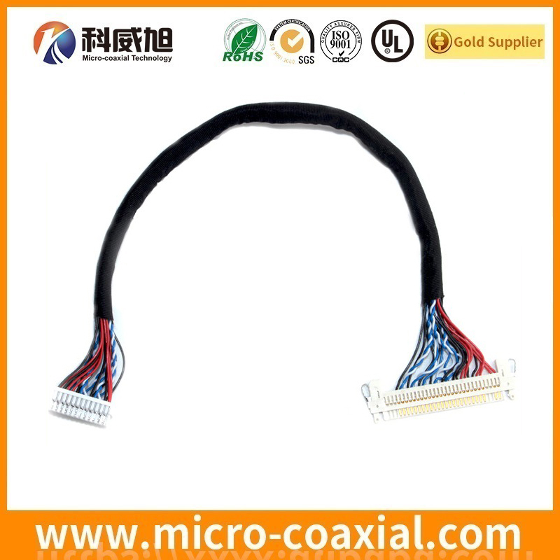 Manufactured I-PEX 20830-R26T-30 Fine Micro Coax LVDS cable I-PEX CABLINE-UM LVDS eDP cable supplier