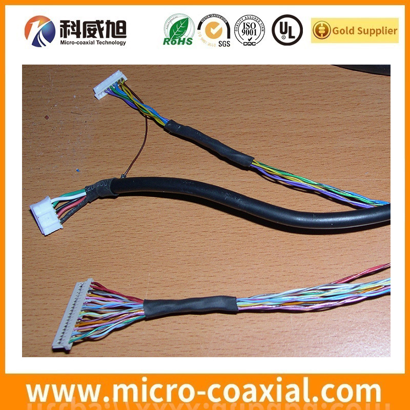 Manufactured I-PEX 20834-040T-01-1 Micro Coax LVDS cable I-PEX 20227-030U-21F LVDS eDP cable manufactory