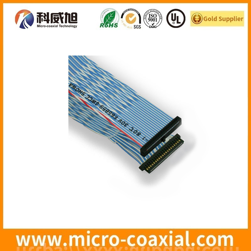 Manufactured I-PEX 20834 micro-coxial LVDS cable I-PEX 2764-0501-003 LVDS eDP cable vendor