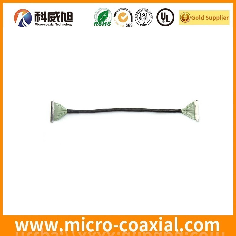 Manufactured I-PEX 2496-040 micro-miniature coaxial LVDS cable I-PEX 20321-028T-11 LVDS eDP cable Provider