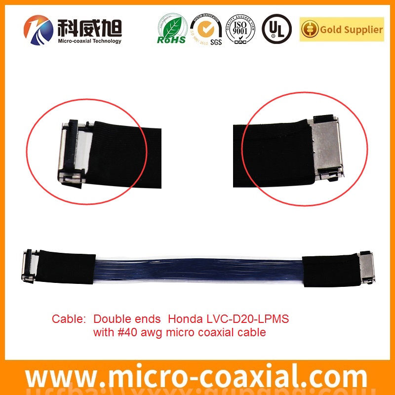 Manufactured JF08R041-CN fine pitch connector LVDS cable I-PEX 2004-0441F LVDS eDP cable Factory
