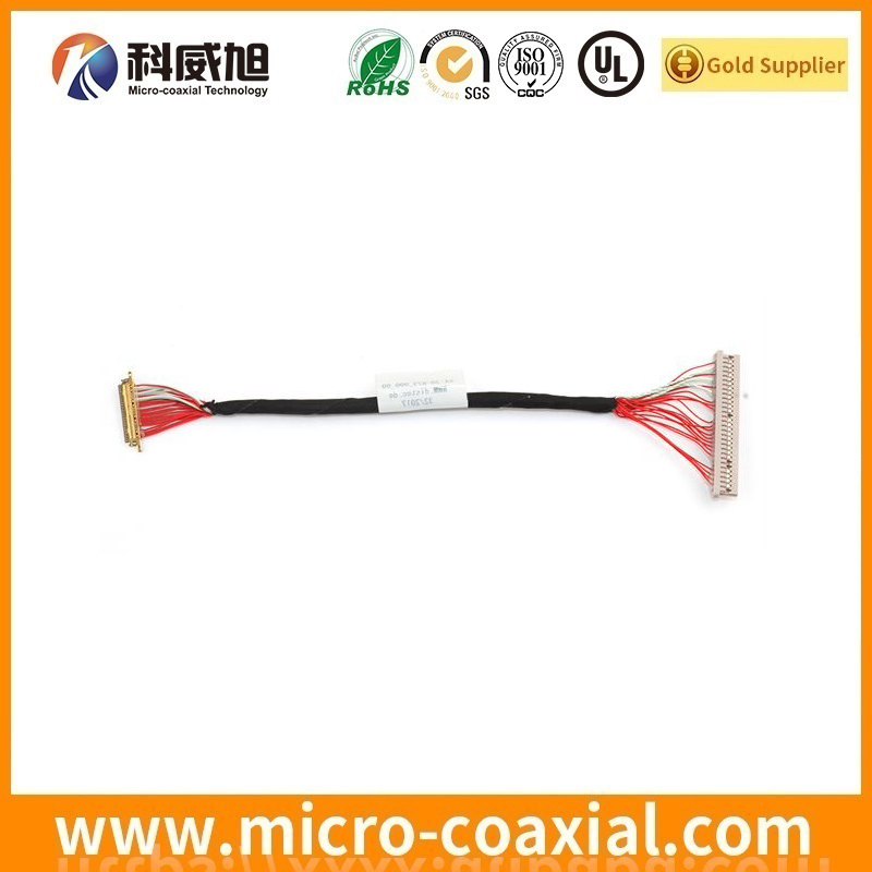 Manufactured JF08R0R051020UA micro flex coaxial LVDS cable I-PEX 20423-H41E LVDS eDP cable Vendor