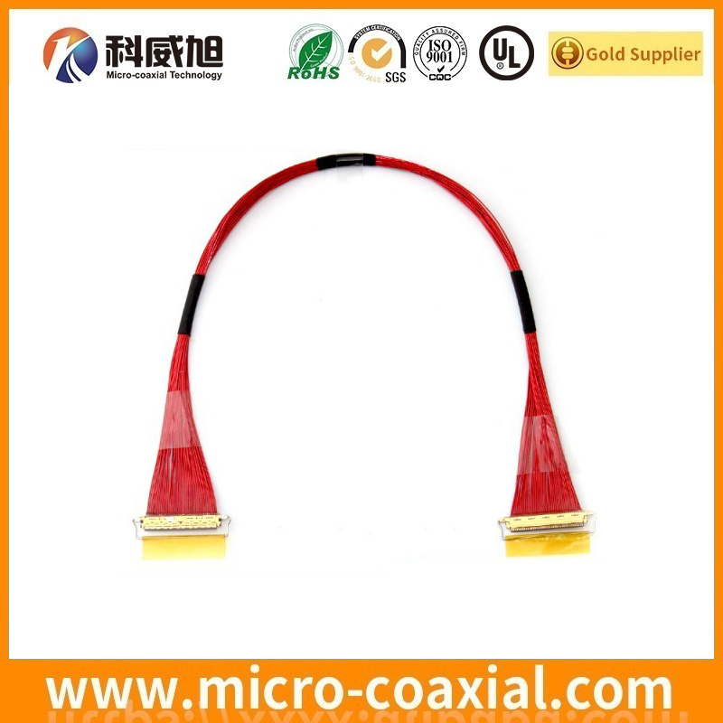 Manufactured USLS00-20-A fine wire LVDS cable I-PEX 20438-050T-11 LVDS eDP cable Supplier