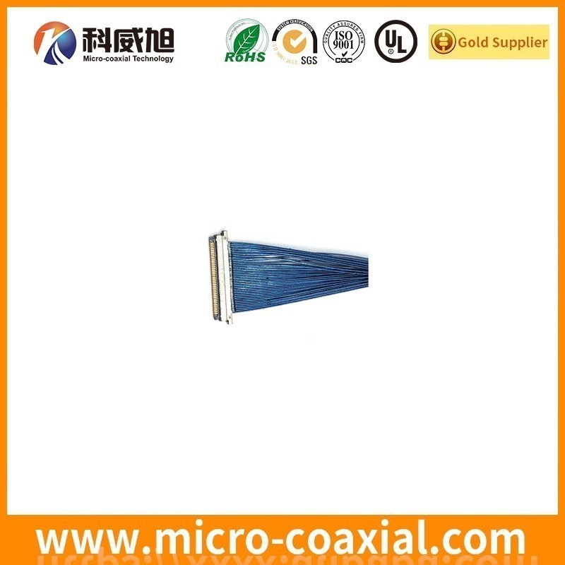 Professional DF36-20P-SHL Micro Coaxial LVDS cable I-PEX 20437-040T-01 LVDS eDP cable manufactory