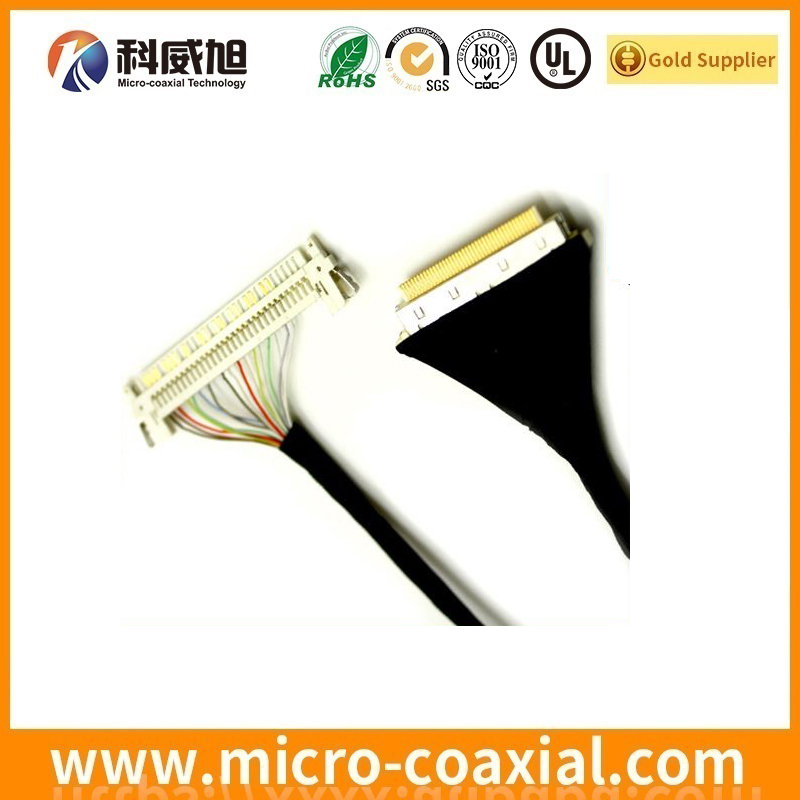 Professional DF36J-20P-SHL micro-coxial LVDS cable I-PEX 3427 LVDS eDP cable manufactory