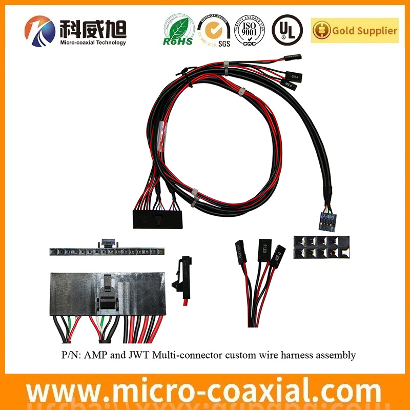 Professional DF36J-20P-SHL micro flex coaxial LVDS cable I-PEX 20373-R50T-06 LVDS eDP cable Manufactory