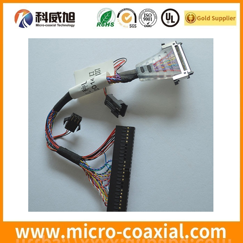 Professional DF81D-40P-0.4SD(51) micro coaxial LVDS cable I-PEX 20438-050T-11 LVDS eDP cable Vendor