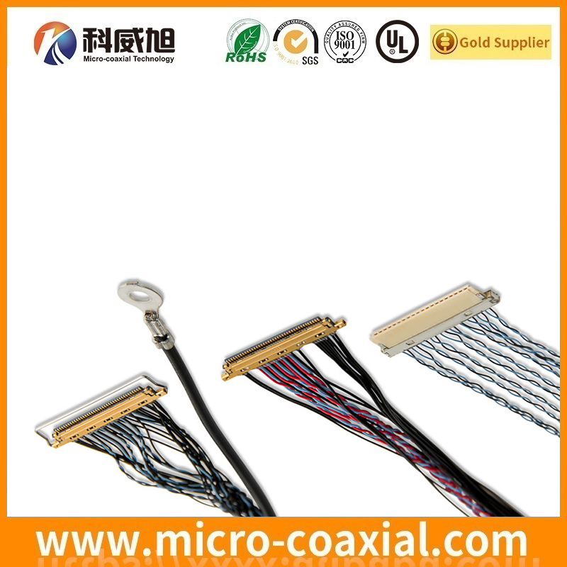 Professional FI-RE51HL-AM MCX LVDS cable I-PEX 20634-210T-02 LVDS eDP cable Provider