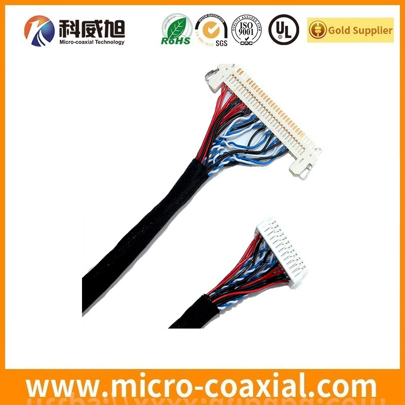 Professional I-PEX 20256-030T-00F fine pitch LVDS cable I-PEX 20525-210E-02 LVDS eDP cable manufacturing plant