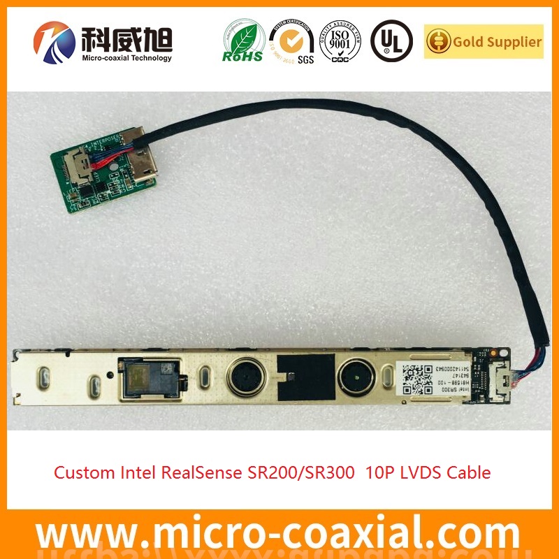 Professional I-PEX 20319 fine micro coaxial LVDS cable I-PEX 20345-015T-32R LVDS eDP cable factory