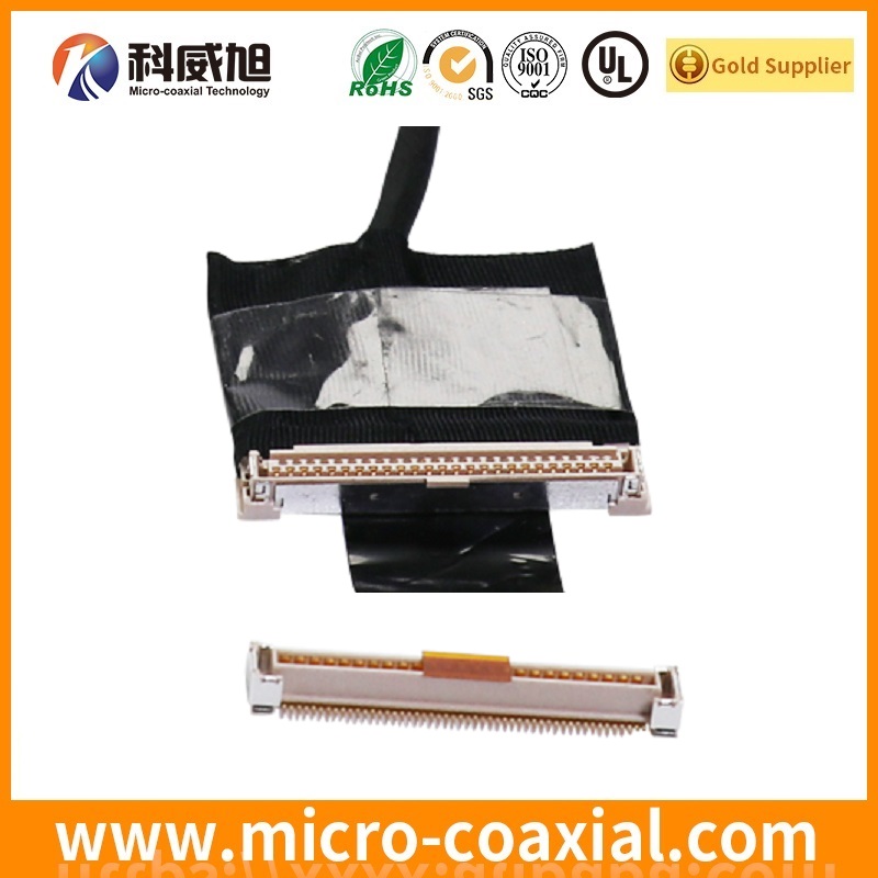 Professional I-PEX 20326-010T-02 micro coaxial connector LVDS cable I-PEX 20323-040E-12 LVDS eDP cable vendor