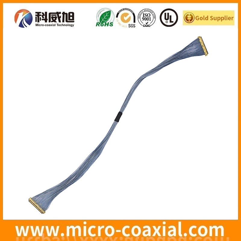 Professional I-PEX 20345-025T-32R Fine Micro Coax LVDS cable I-PEX 20453-330T-13 LVDS eDP cable Provider