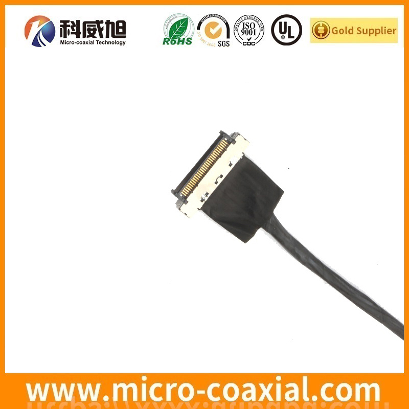 Professional I-PEX 20346-040T-32R fine wire LVDS cable I-PEX 1968-0402 LVDS eDP cable manufacturing plant