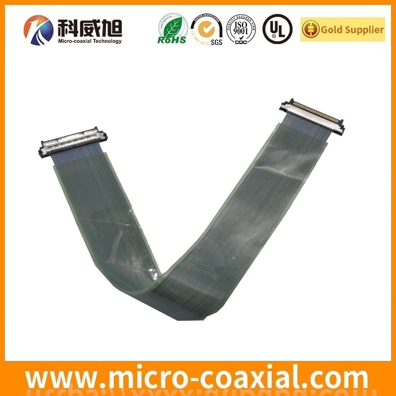 Professional I-PEX 20408-Y44T-01F Fine Micro Coax LVDS cable I-PEX CABLINE-F LVDS eDP cable manufacturing plant