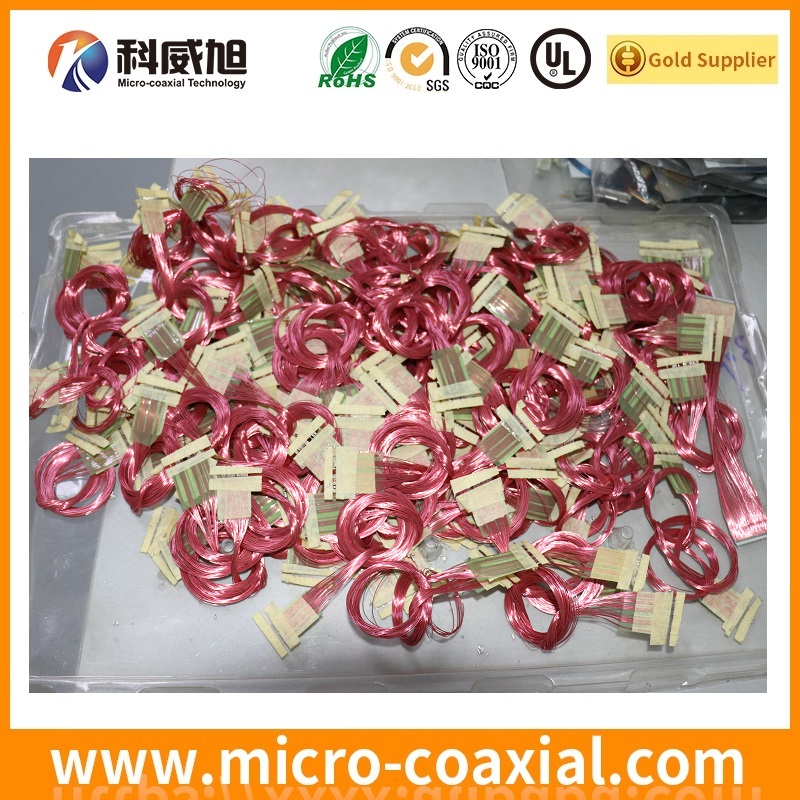 Professional I-PEX 20409-Y44T-01 micro coaxial LVDS cable I-PEX 2453-0311 LVDS eDP cable manufacturer