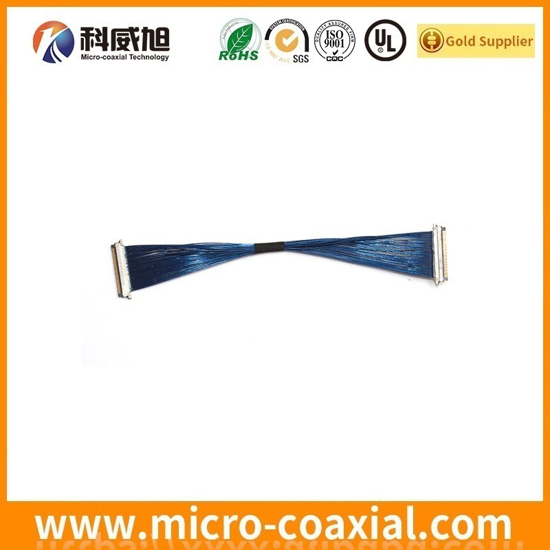 Professional I-PEX 20438-050T-11 micro flex coaxial LVDS cable I-PEX 20256-030T-00F LVDS eDP cable Manufacturer