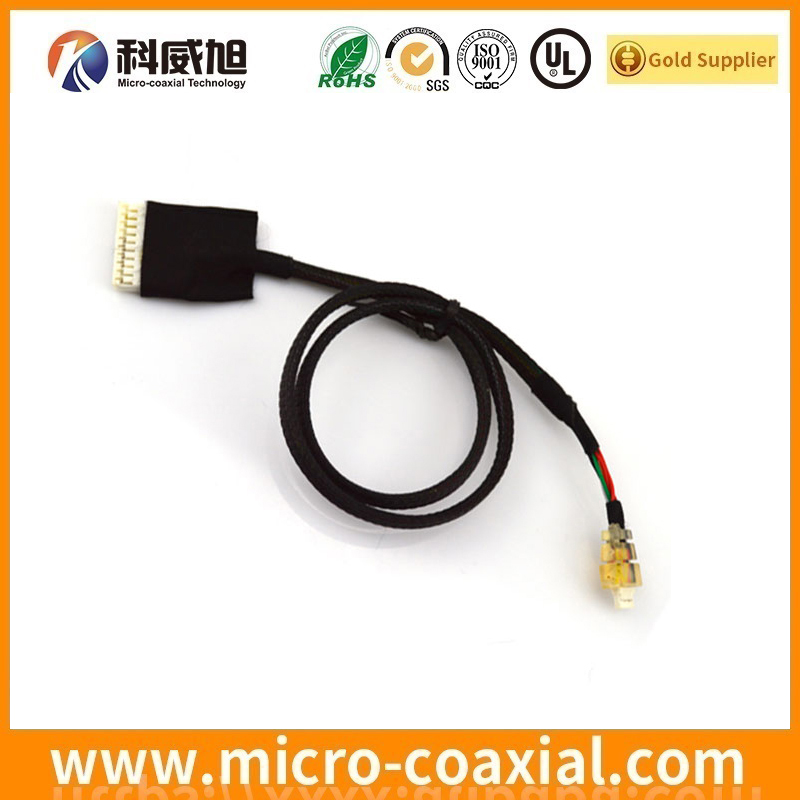 Professional I-PEX 20453-340T-13 fine pitch harness LVDS cable I-PEX 20346-025T-32R LVDS eDP cable manufactory