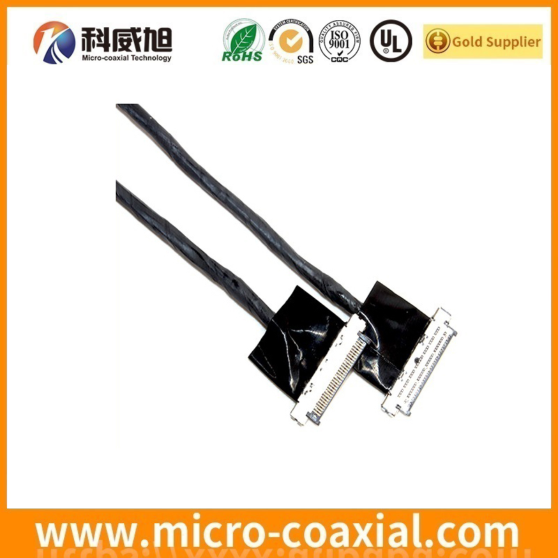 Professional I-PEX 20633-360T-01S Micro-Coax LVDS cable I-PEX 20525-250E-02 LVDS eDP cable manufactory