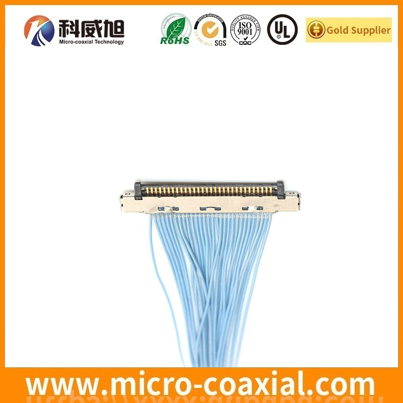 Professional I-PEX 20634-210T-02 thin coaxial LVDS cable I-PEX 20848-040T-01 LVDS eDP cable manufacturing plant