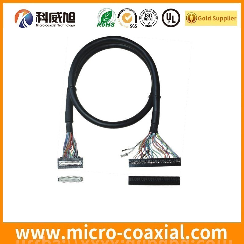 Professional I-PEX 20634-230T-02 micro-coxial LVDS cable I-PEX 2182-030-03 LVDS eDP cable provider